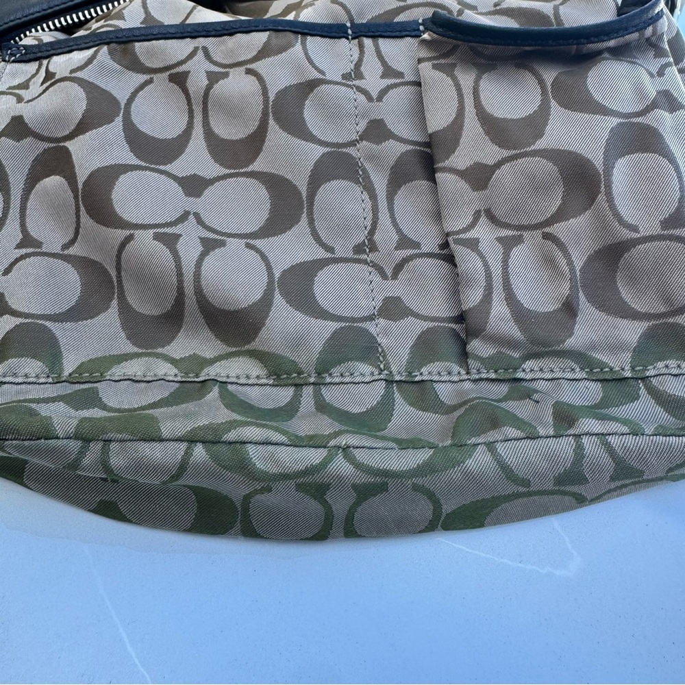 Vintage Coach Black Leather Bag - Picture 5 of 11